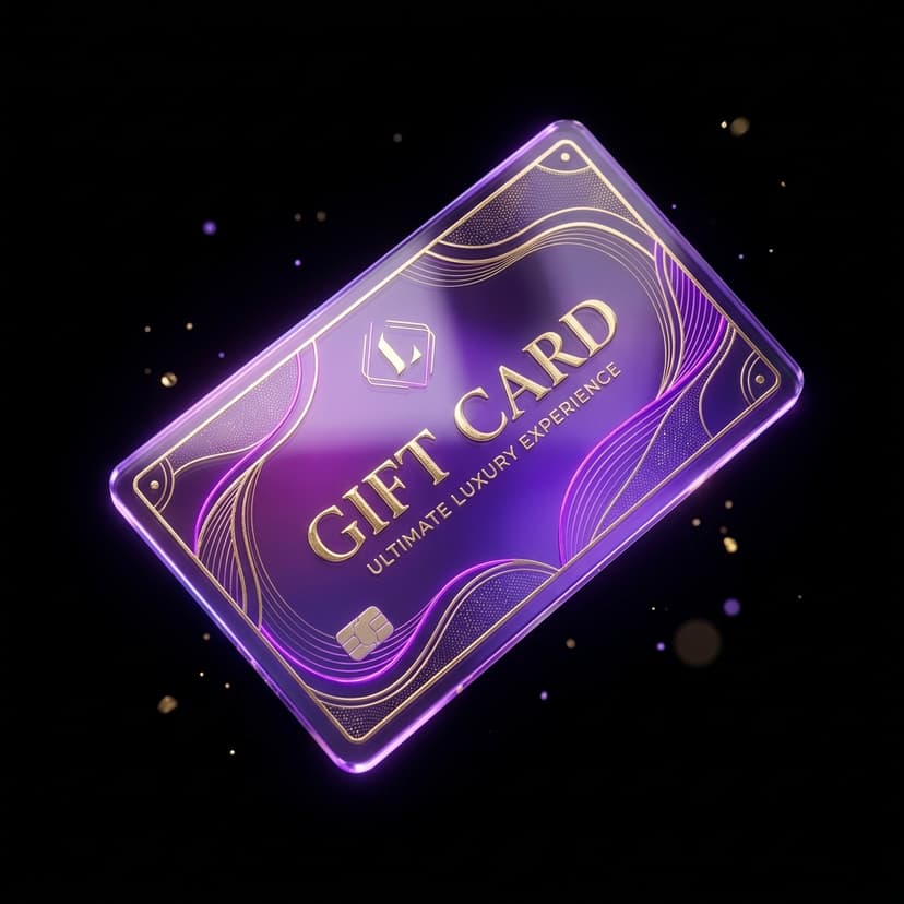 3D Luxury Gift Card